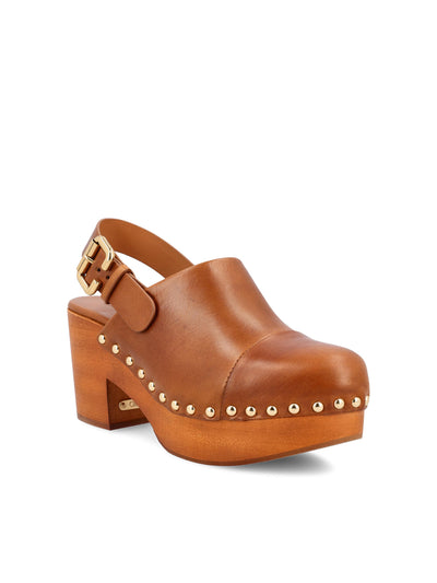 Zoccoli realizzati in pelle di vitello. CHC25U10VLT 27T CHLOE'