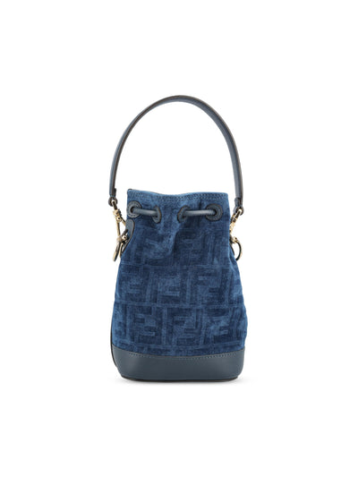 Minibag in denim. 8BS109 AVR6F1UJW FENDI