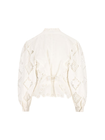 Blusa realizzata in cotone. 26EHT0856FA-D2J01I 20WH ISABEL MARANT