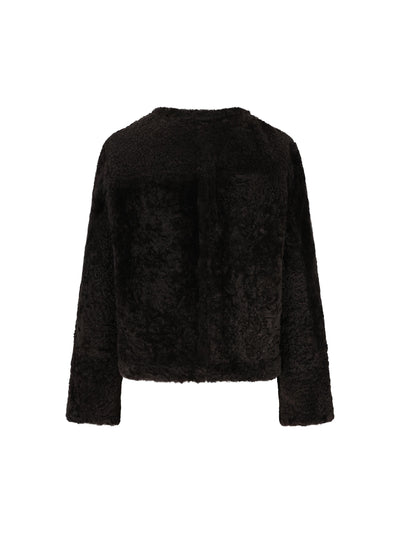 Caban Crop reversibile in shearling Fuzzy MPMBP7426 C2390 BRUNELLO CUCINELLI