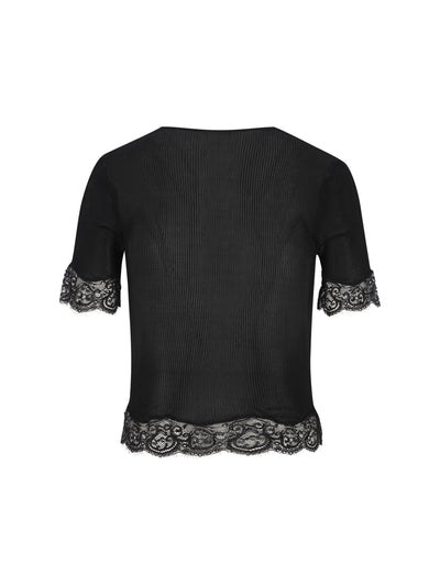 T-shirt realizzata in seta. 851263 Y37SM1000 SAINT LAURENT