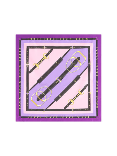 Carré in twill di seta. 847892 3G0015171 GUCCI