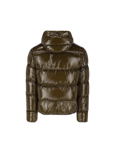 Piumino corto effetto lucido con cappuccio PI001133U 12220Z7740 HERNO