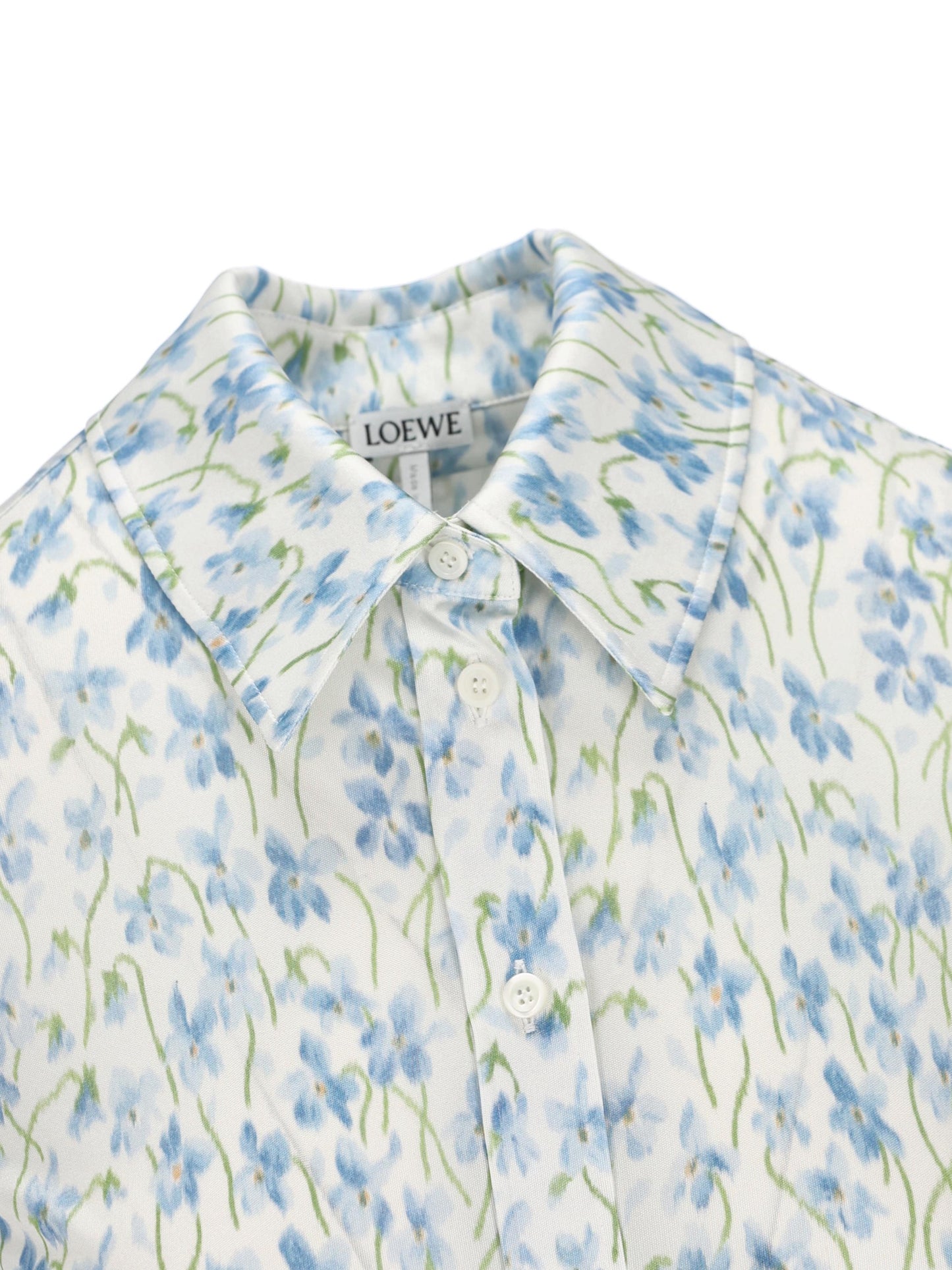 Camicia in viscosa a stampa floreale S359Y05XE7 2105 LOEWE