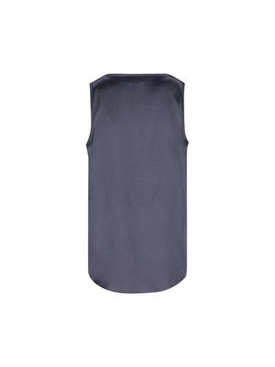 Top reversibile in raso di seta stretch M0C59E0600 C8901 BRUNELLO CUCINELLI