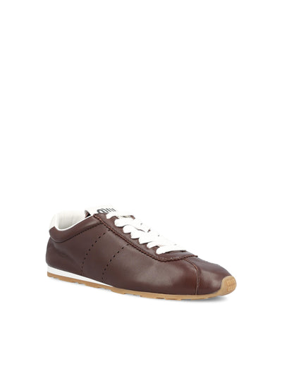 Sneakers realizzate in pelle. 5E114E 79NF0003 MIU MIU