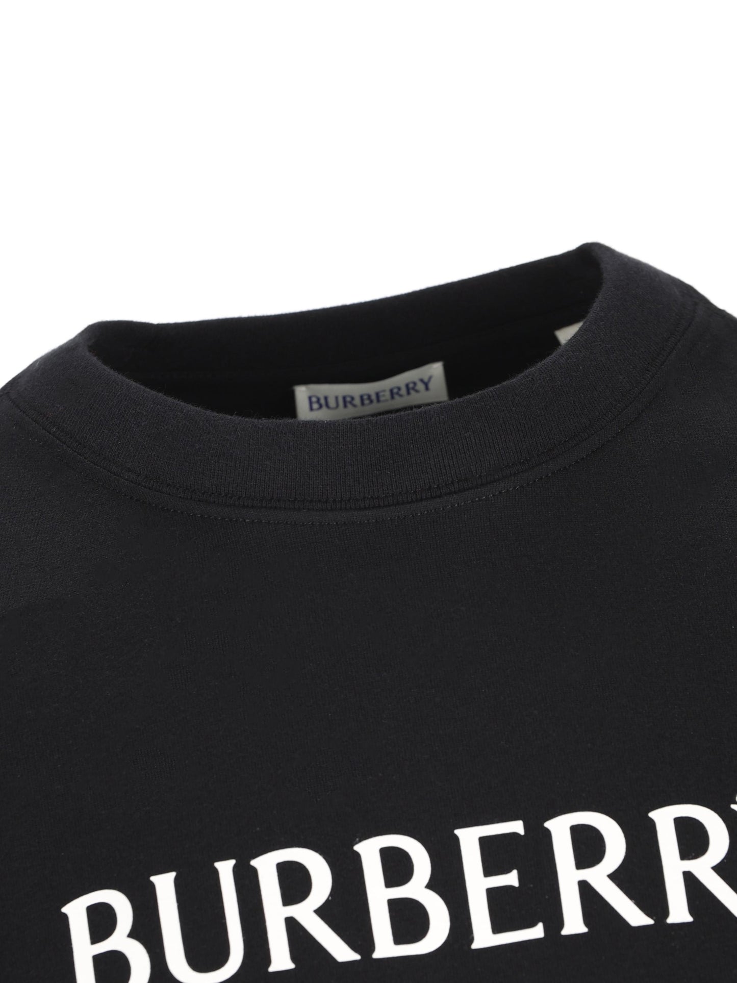 T-shirt in cotone con logo 8122387 A1189 BURBERRY