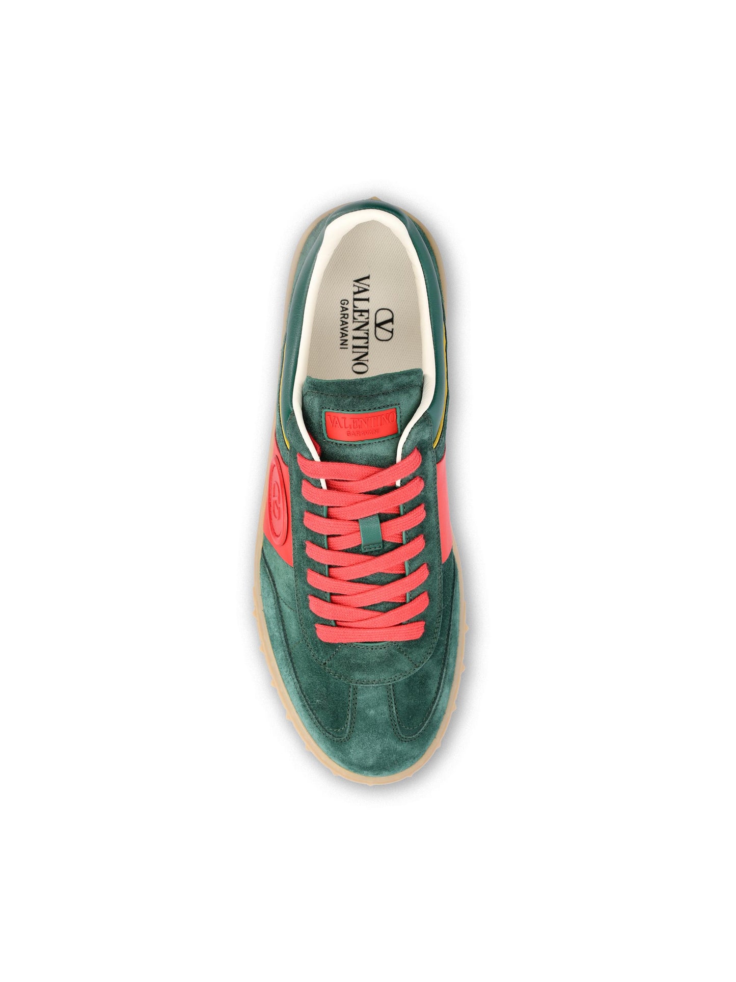 Sneakers realizzate in crosta e pelle di vitello. 8Y2S0H77LAL 9UZ VALENTINO GARAVANI