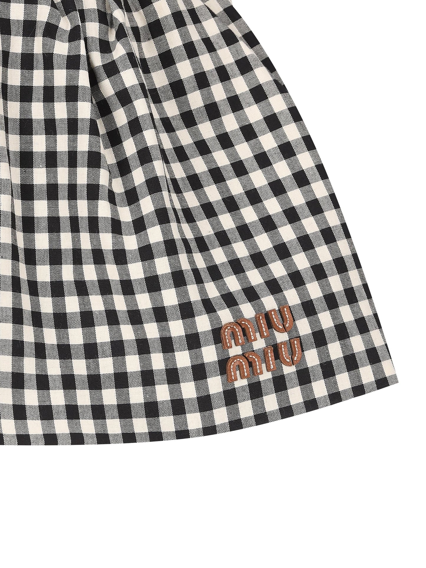 Minigonna in popeline. MG2200 12OFF0964 MIU MIU