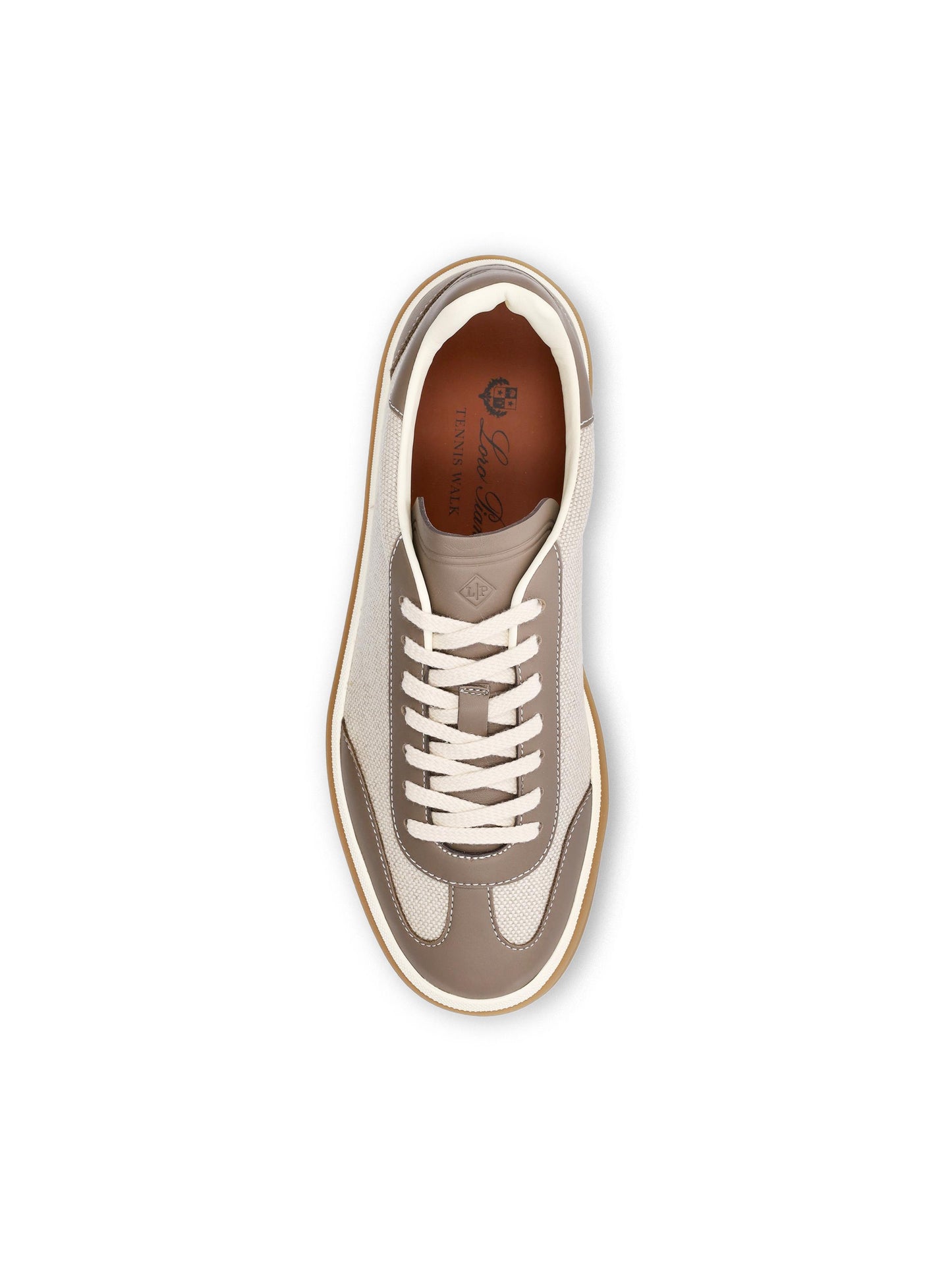 Sneakers realizzate in suede e lino. FSW0085 B5UH LORO PIANA