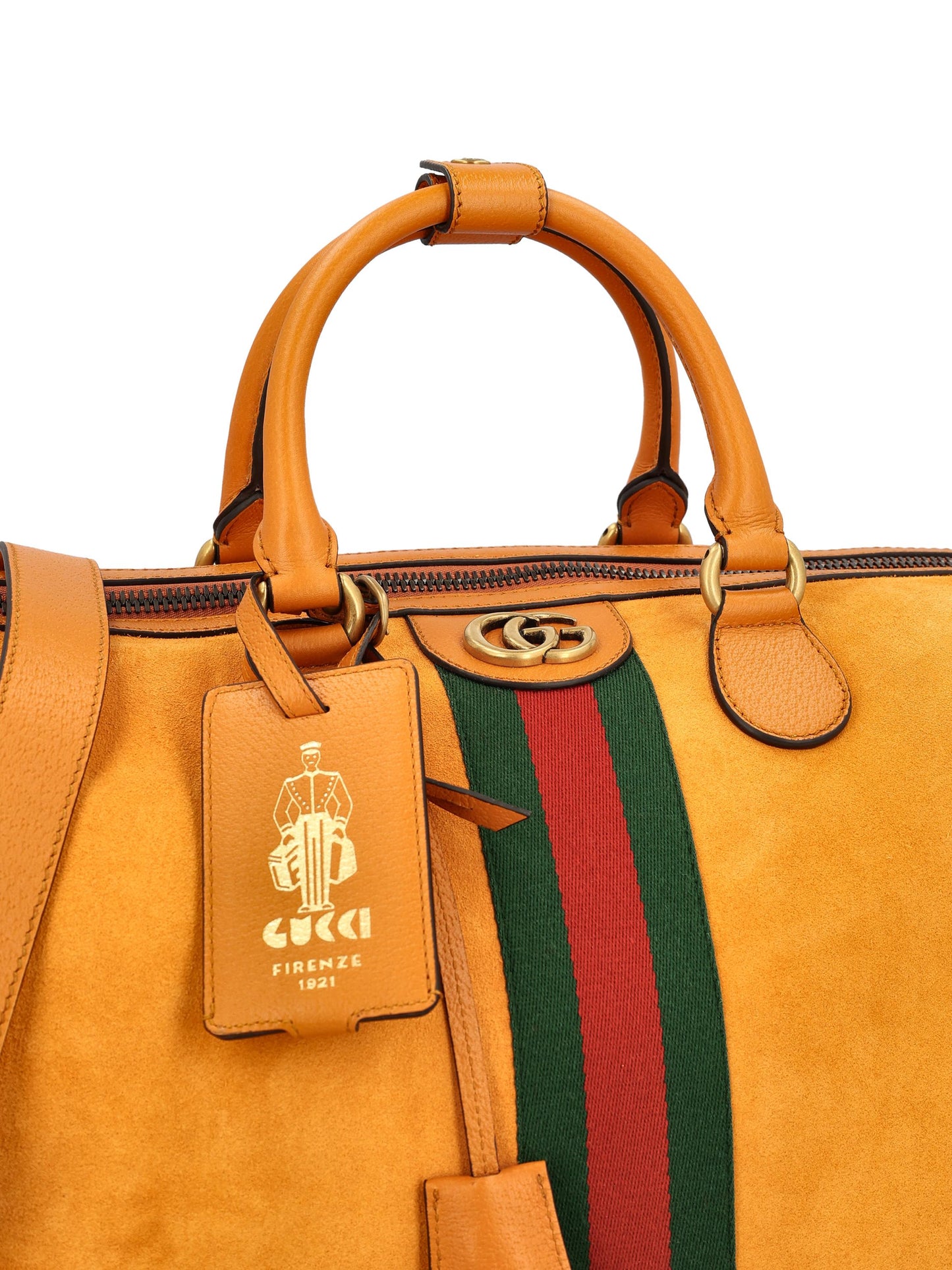 Borsone realizzato in pelle. 834460 AAE1D7641 GUCCI