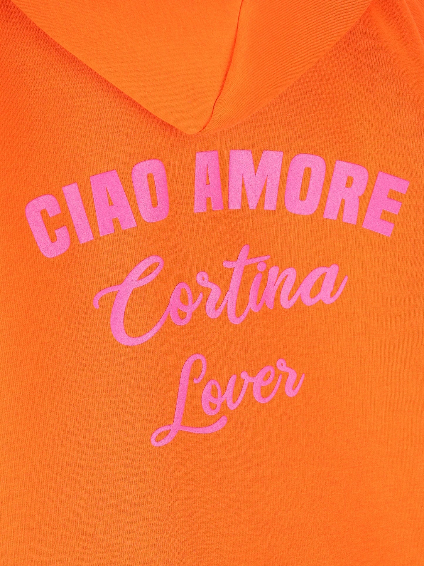 Felpa con cappuccio Ciao Amore Cortina Lover F25ET2322K 14 GIADA BENINCASA