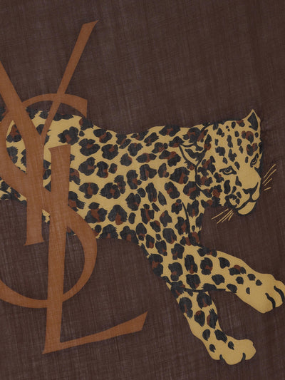 Sciarpa realizzata in lana. 863721 3Y2002165 SAINT LAURENT