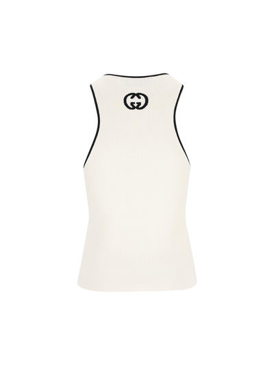 Canotta realizzata in viscosa e poliestere. 852456 XKFCZ9232 GUCCI