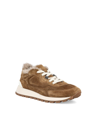 Sneakers realizzate in pelle. MZSFG3092 C7495 BRUNELLO CUCINELLI