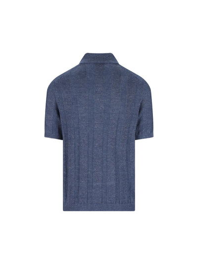 Polo realizzata in lino. M2L707815 CYZ37 BRUNELLO CUCINELLI