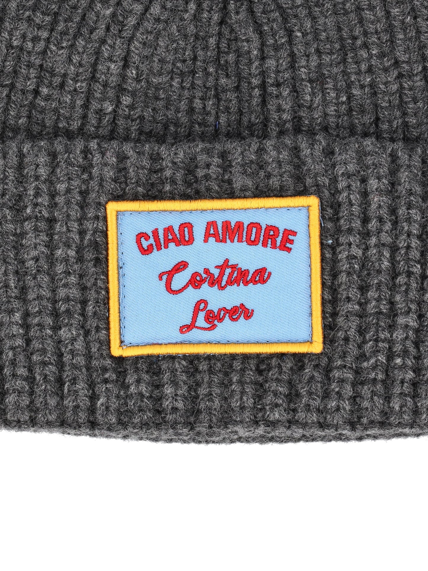 Cappello in lana e cashmere "Ciao Amore Cortina Lover" F25EM2831K 19 GIADA BENINCASA