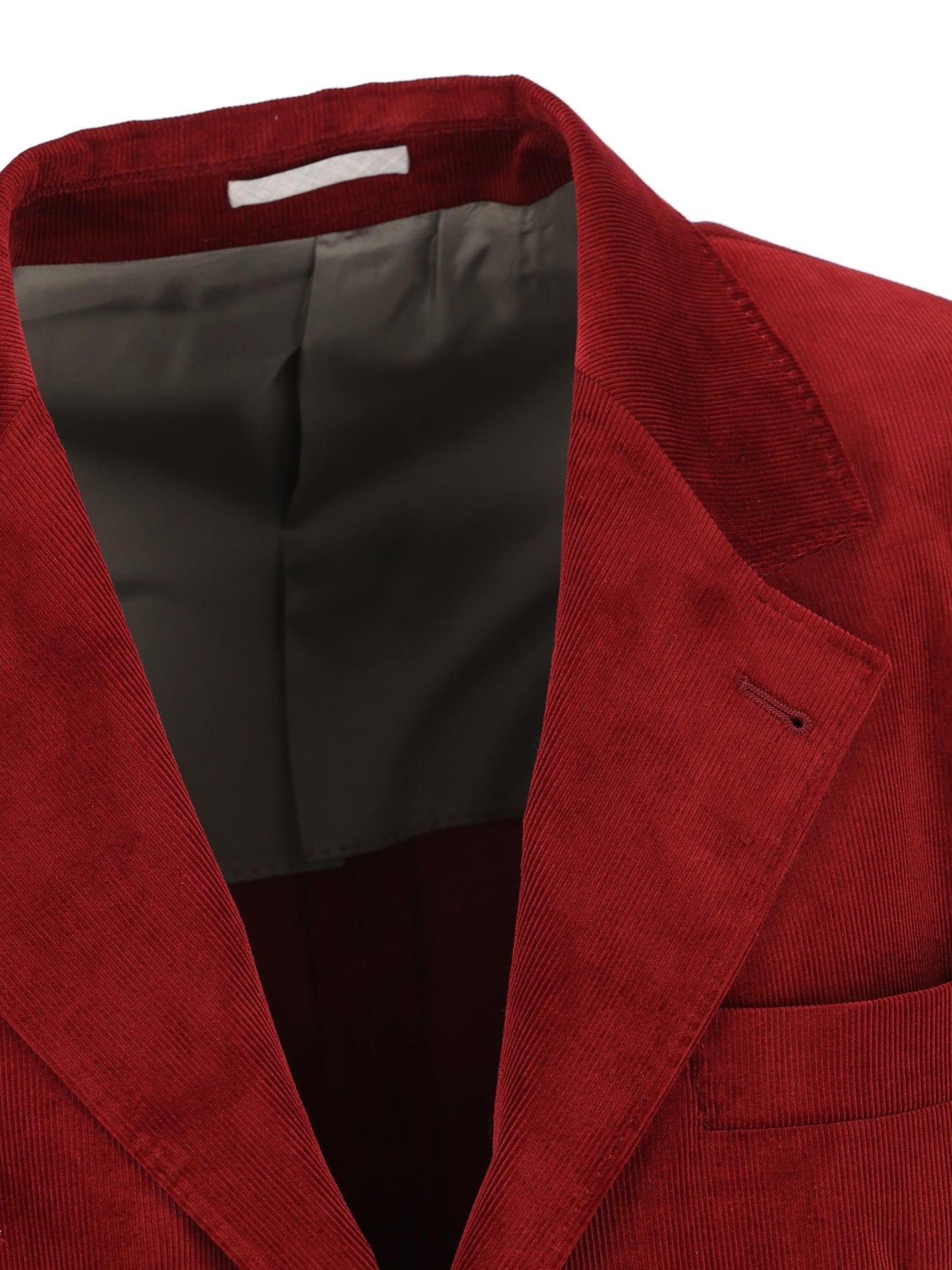 Giacca decostruita in velluto di cotone ML4627BTD C4506 BRUNELLO CUCINELLI