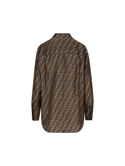 Camicia realizzata in seta. FS8107 A8G3F118W FENDI