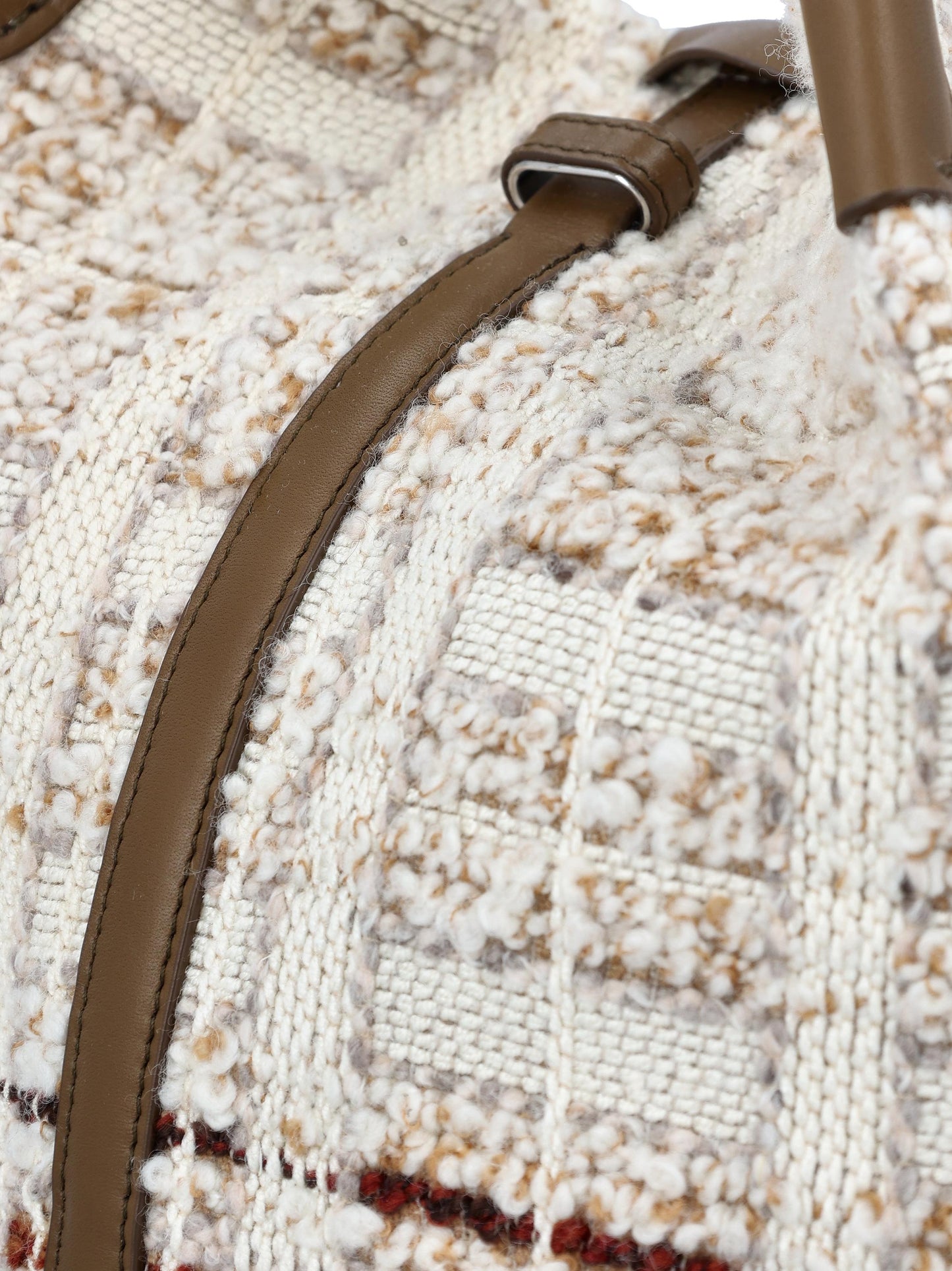 Borsa realizzata in lana vergine e seta. FAQ2311 B5NC LORO PIANA