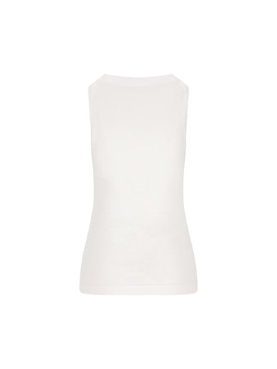 Top realizzato in cotone ed elastan. MG902BW710 C159 BRUNELLO CUCINELLI