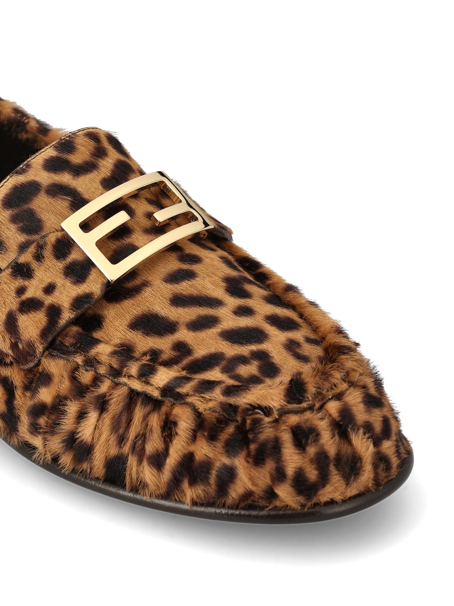 Mocassino realizzato in pelle di vitello effetto cavallino. 8D8756 AY9SF1TOP FENDI