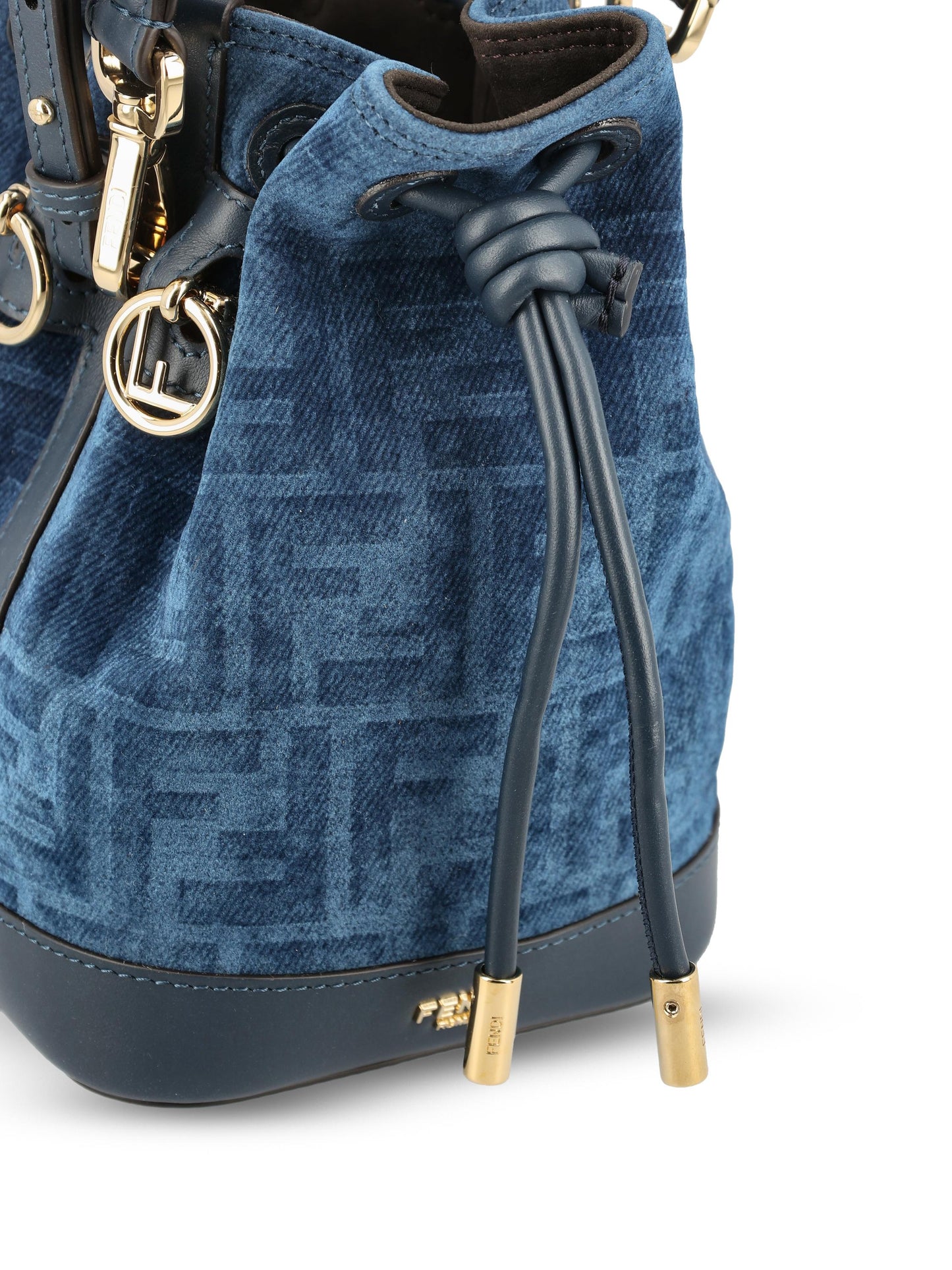 Minibag in denim. 8BS109 AVR6F1UJW FENDI