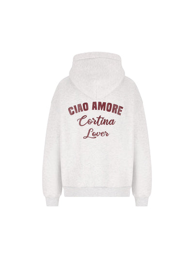 Felpa con cappuccio Ciao Amore Cortina Lover F25ET2322K 38 GIADA BENINCASA