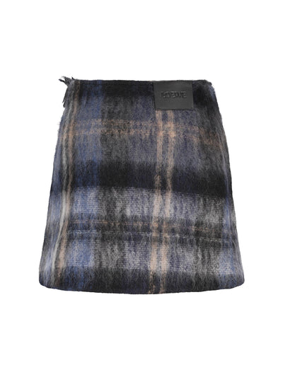 Gonna realizzata in mohair/lana e poliammide. S540Y08XC0 4985 LOEWE