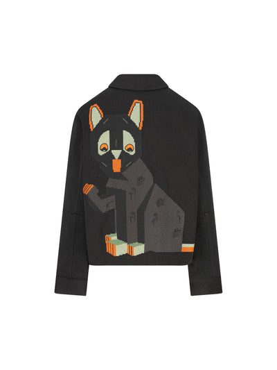 Giacca realizzata in cotone. S359Y02XFR 1100 LOEWE