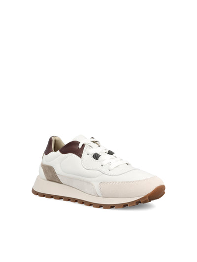Sneakers realizzate in pelle. MZGSG3028 C7592 BRUNELLO CUCINELLI