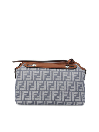 Borsa realizzata in tessuto jacquard. 8BL155 AUT4F1SXP FENDI