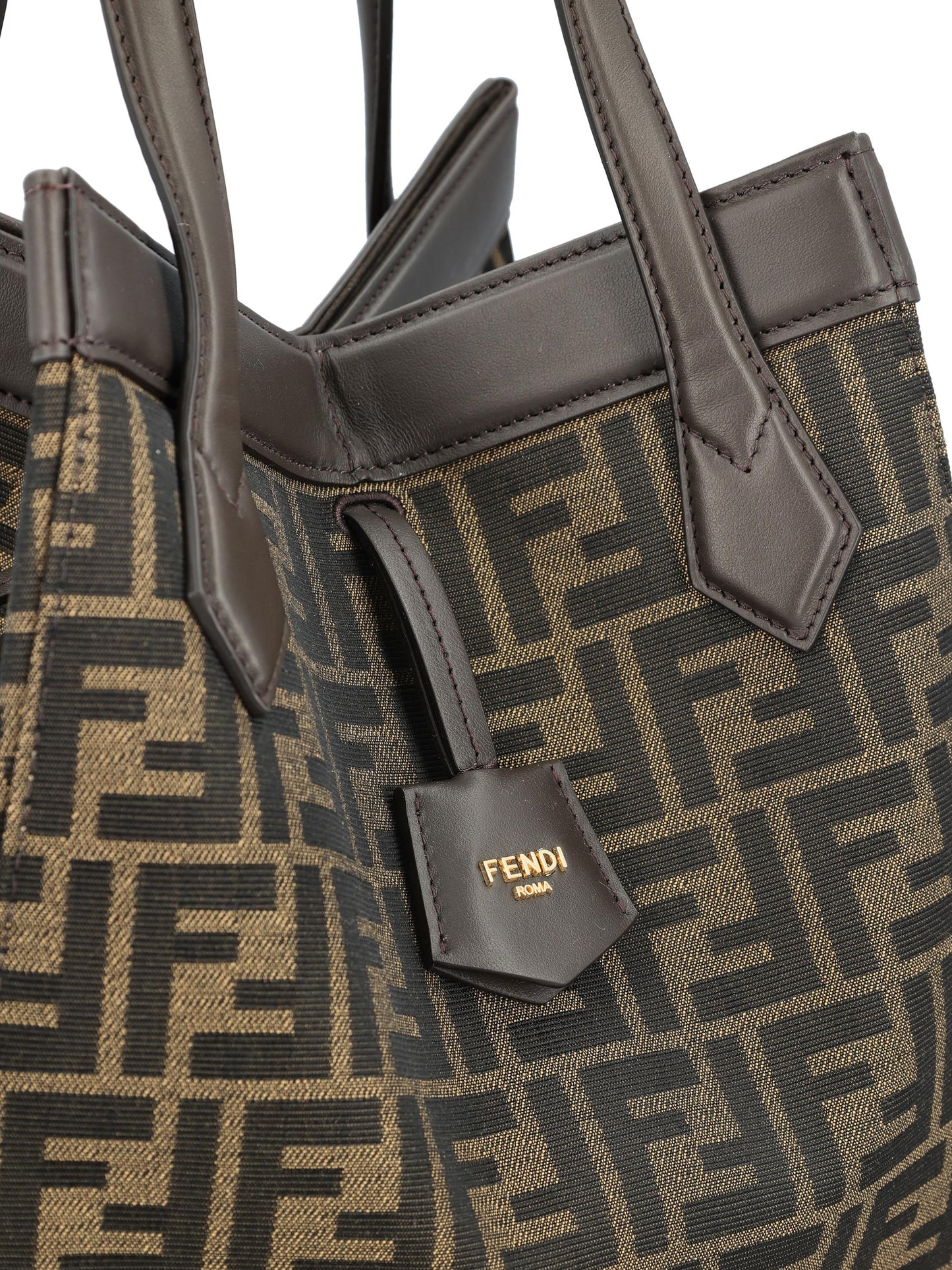 Borsa realizzata in tessuto jacquard. 8BH414 AFPMF1GL7 FENDI