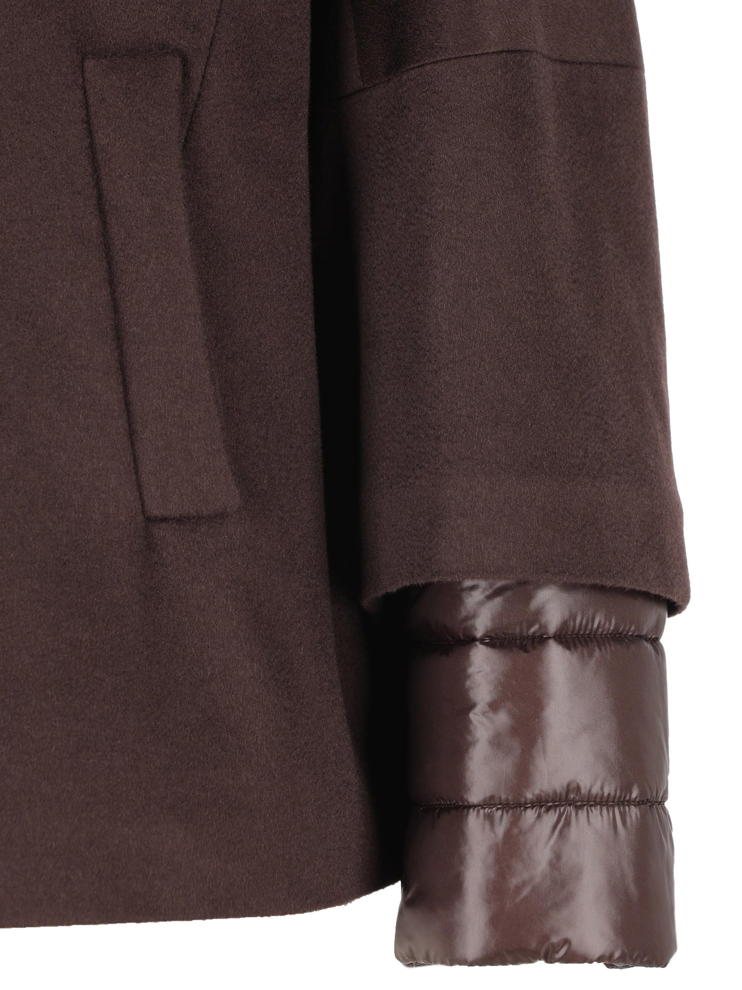 Giacca in Cashmere con Cappuccio e Dettagli Trapuntati GI000334D 381268800 HERNO