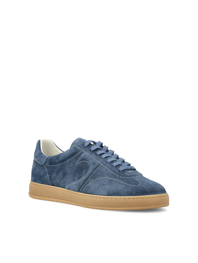 Sneakers realizzate in pelle. CHAMP1I CIELO TAGLIATORE