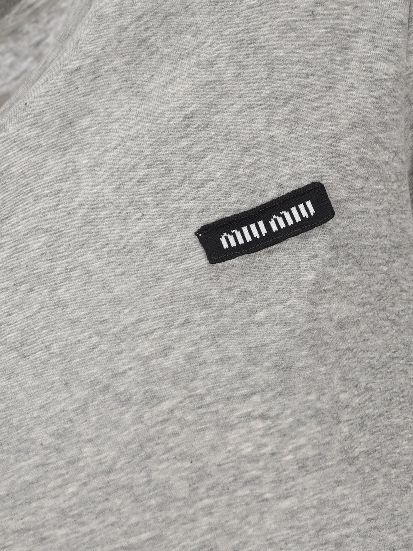 T-Shirt realizzata in cotone. MJN466 133OF0031 MIU MIU