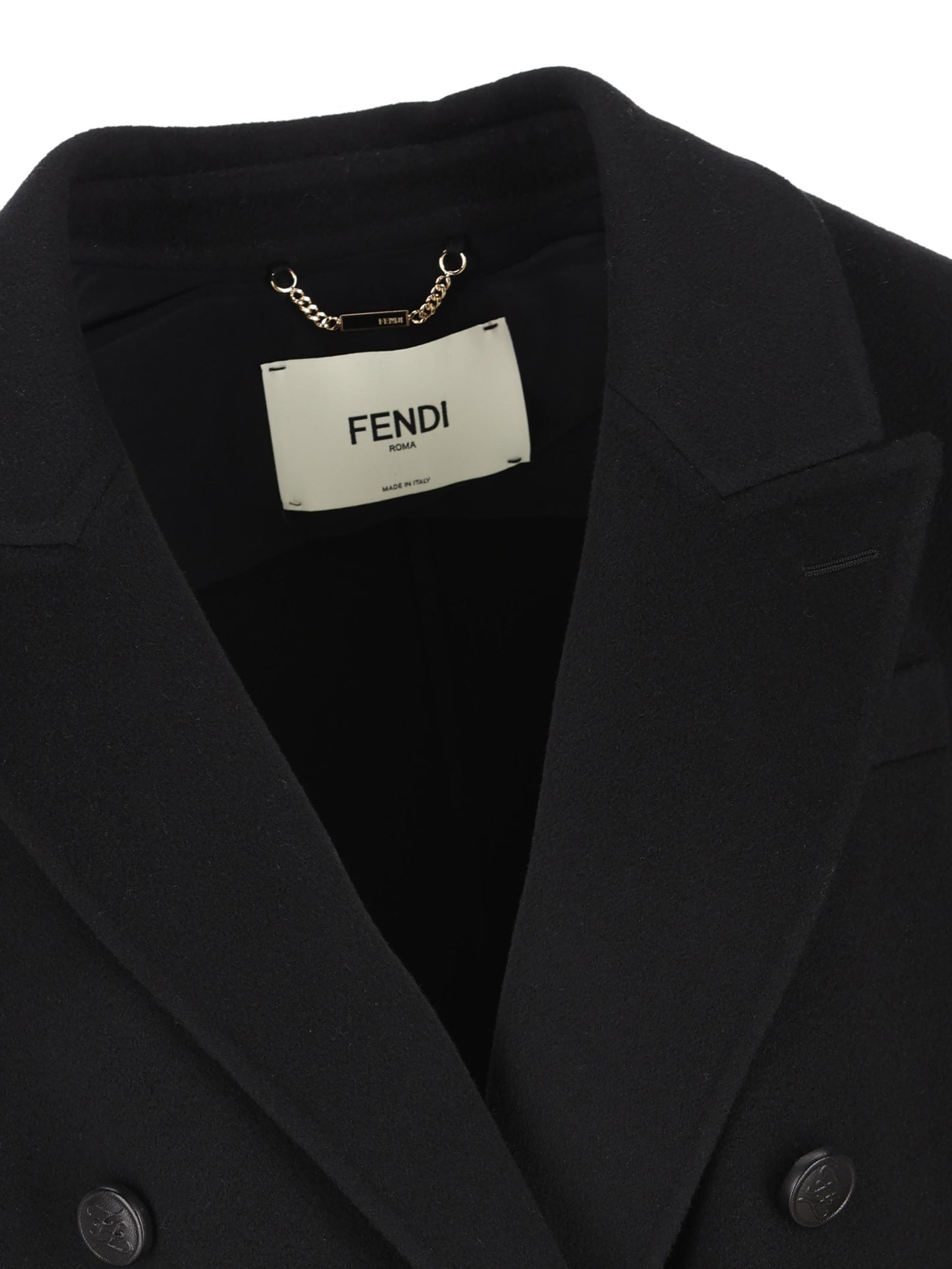 Cappotto realizzato in lana di tosa. FF8948 W1DF0GME FENDI