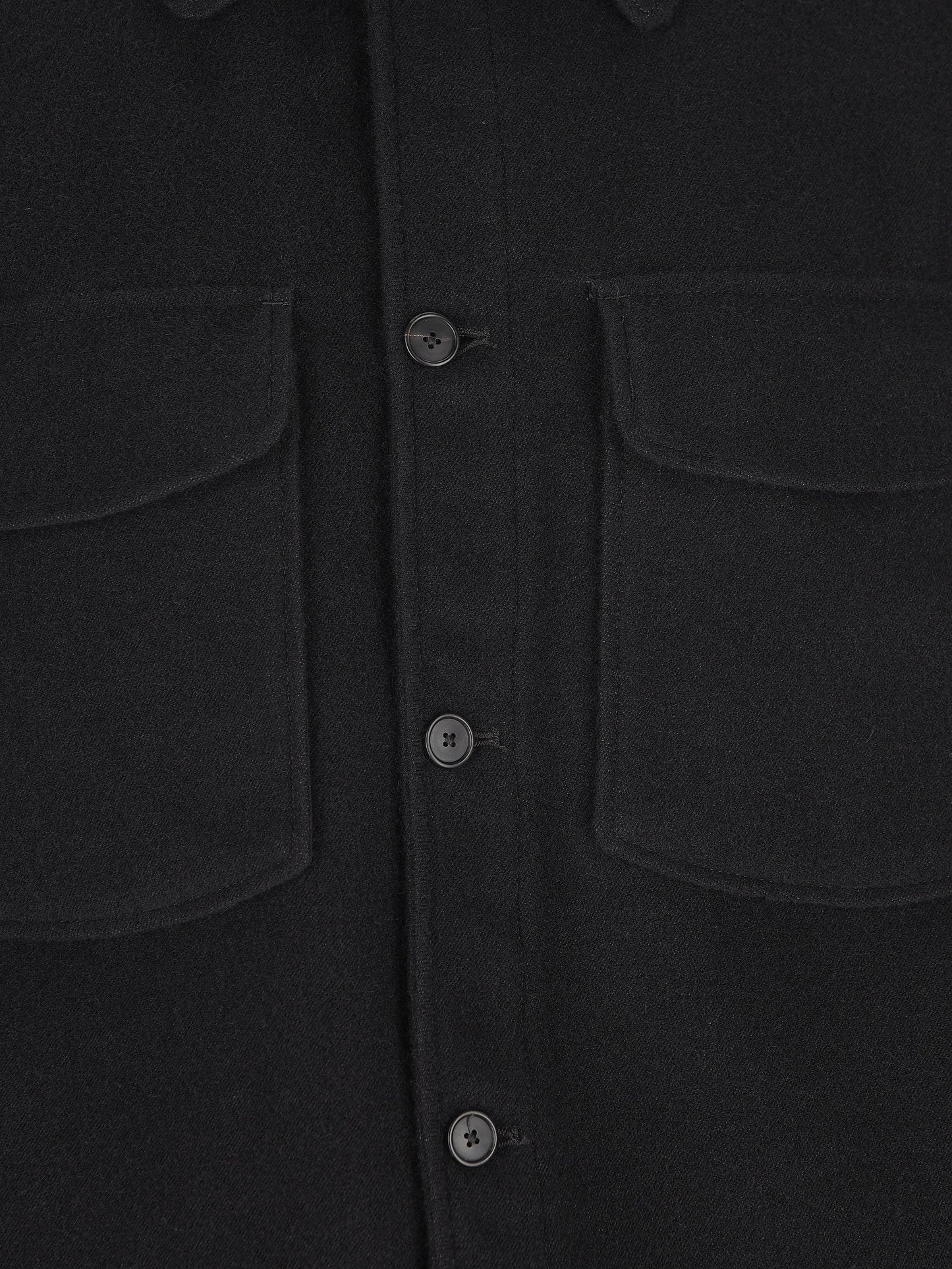 Overshirt in Lana e Cotone con Tasche 19MMOS008A 110527A999 MASSIMO OSTI STUDIO