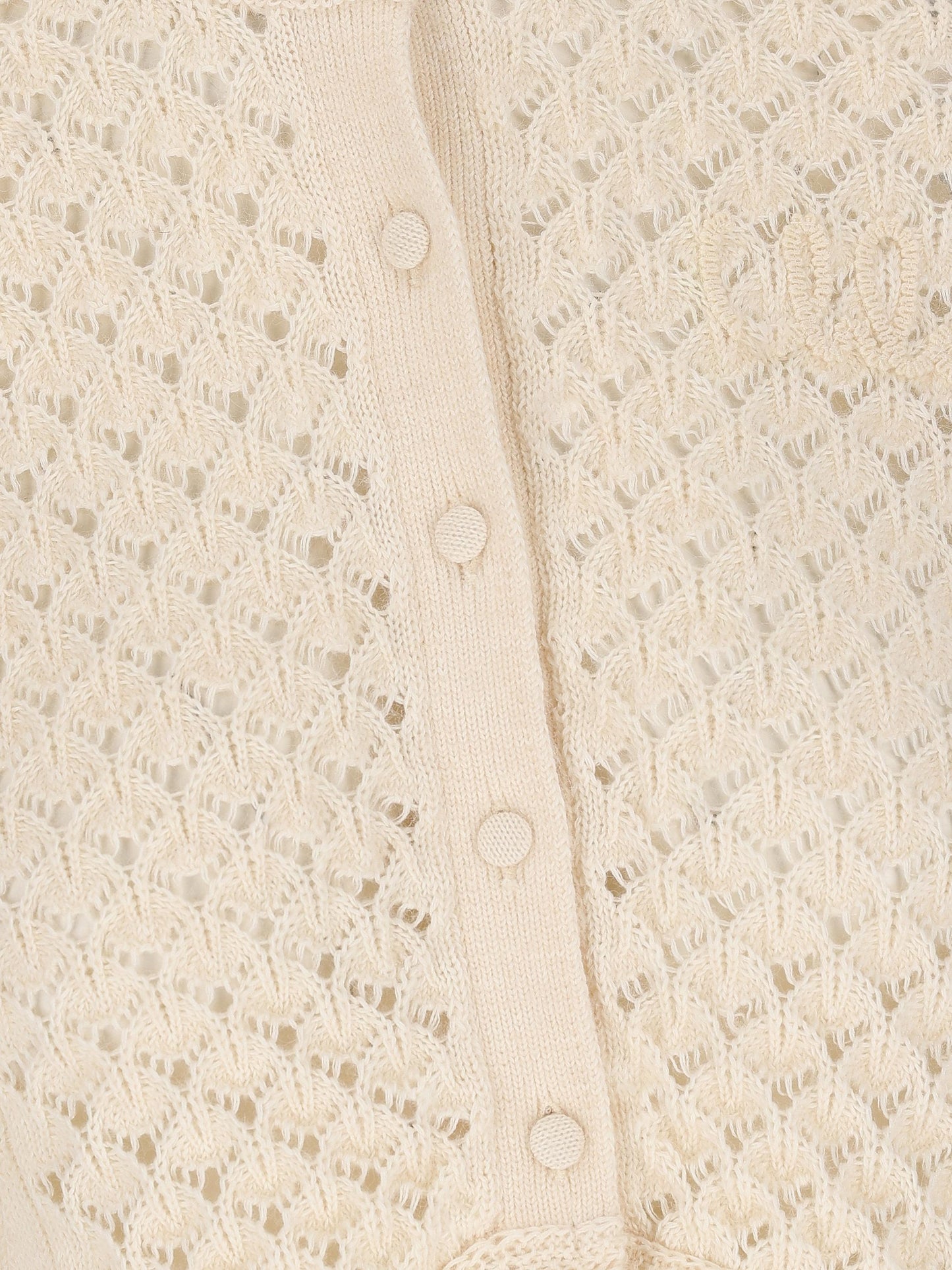 Cardigan realizzato in cotone e lana. CH25AMC01590 107 CHLOE'