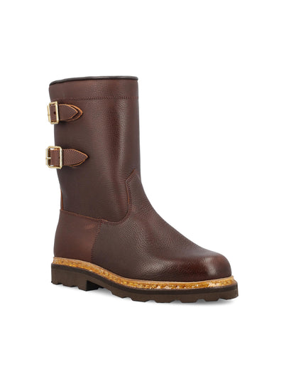 Stivale in pelle. 747901 SANGLIERBrown PARABOOT
