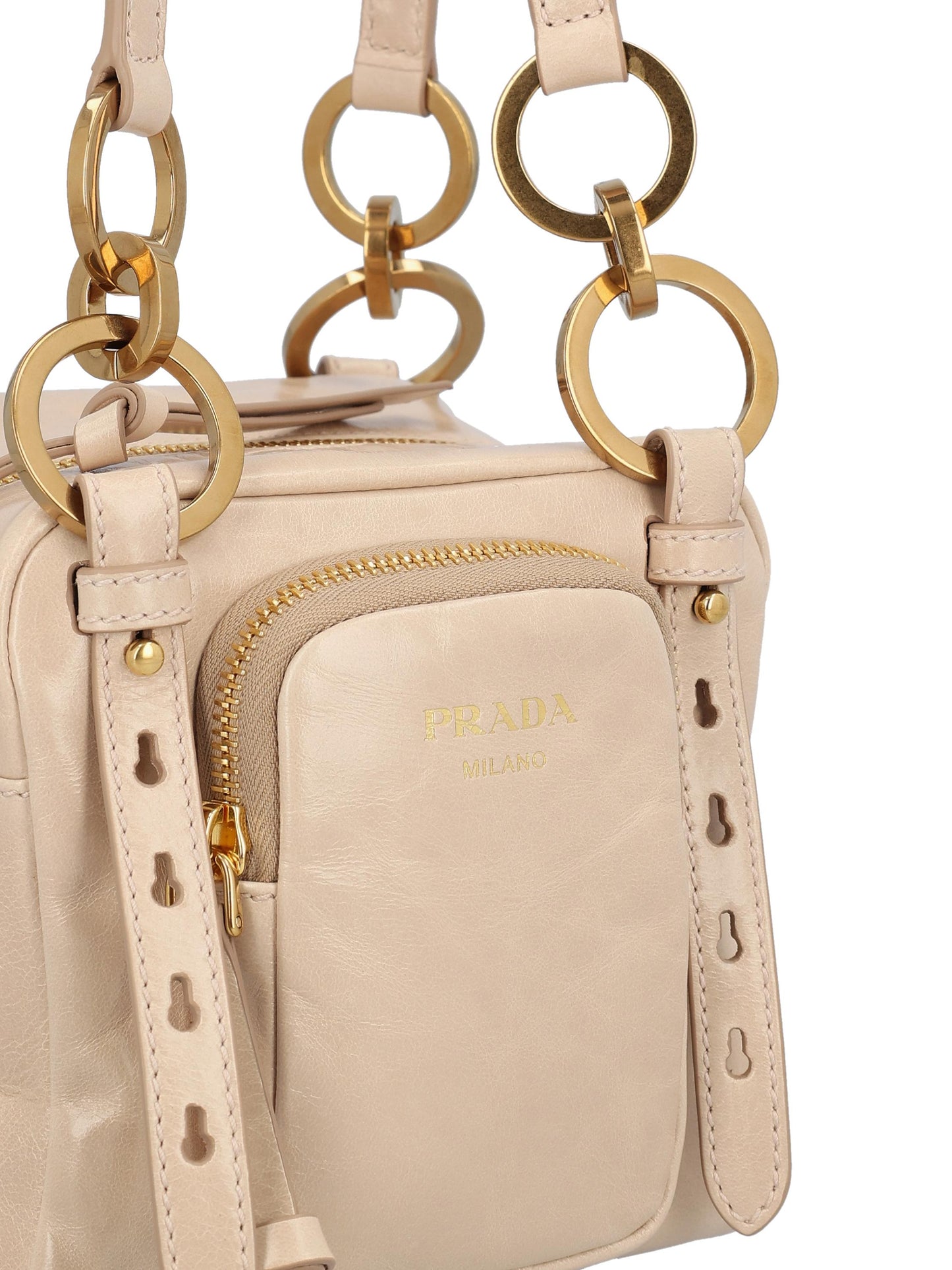 Bauletto realizzato in pelle. 1BB137 2CYRF0236 PRADA