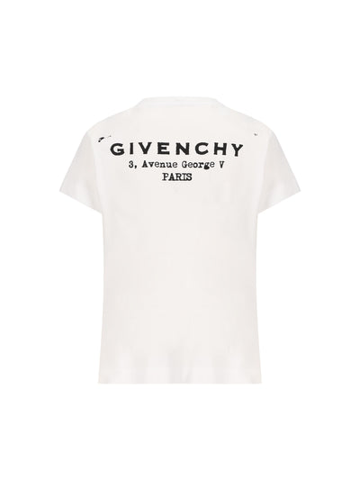 T-Shirt in cotone. BW70FJP75N 100 GIVENCHY