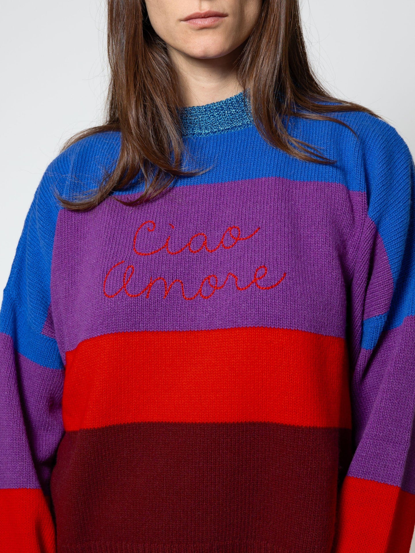 Maglia Maxi Stripes in lana. 2201 01 GIADA BENINCASA