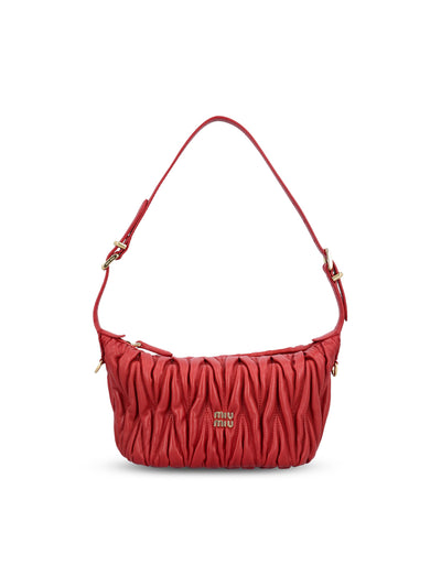 Pouch realizzata in pelle di agnello. 5BP100 AN88F0011 MIU MIU