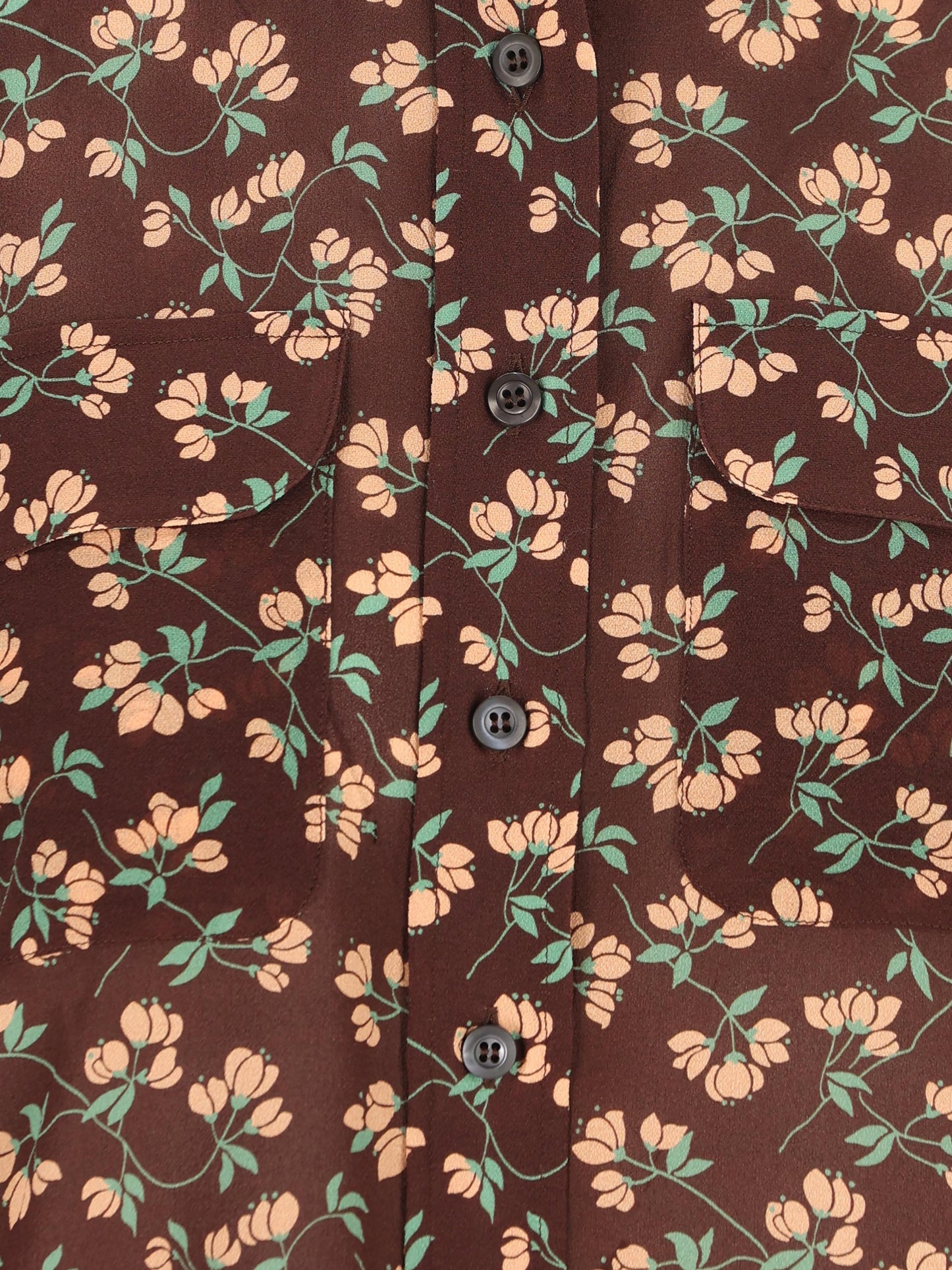 Camicia in seta stampata P413IG 17UXF0192 PRADA