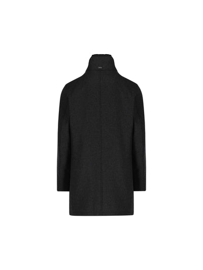 Cappotto in lana con collo removibile in eco-pelliccia CA000214U 33432R9490 HERNO