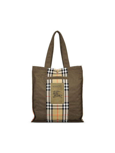 Borsa in poliestere e cotone. 8119072 A1336 BURBERRY