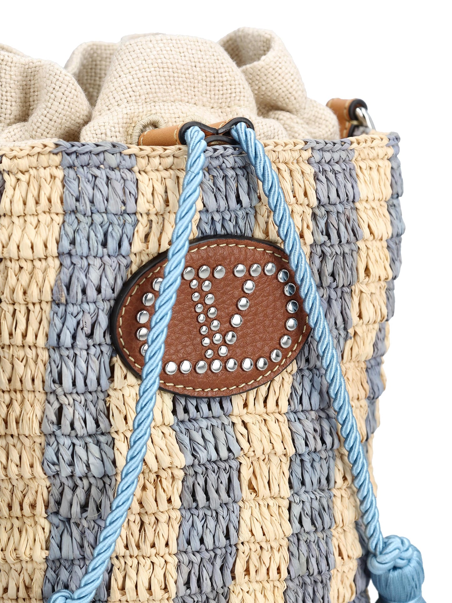 Borsa in rafia. 8W2B0T03IXU C8C VALENTINO GARAVANI