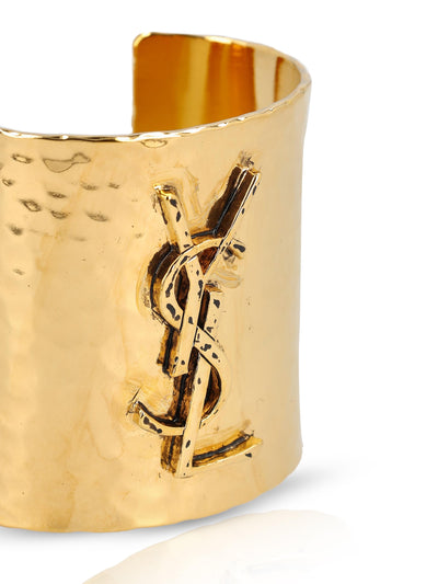 Bracciale a polsino in ottone. 831752 Y15008060 SAINT LAURENT