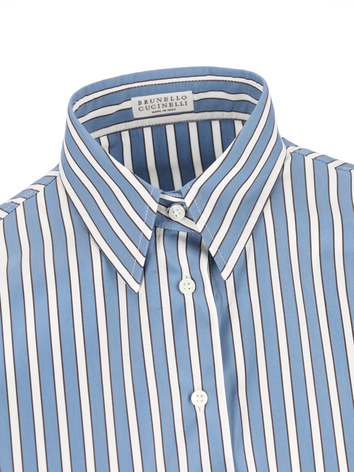 Camicia realizzata in cotone. MH749MX716 C001 BRUNELLO CUCINELLI